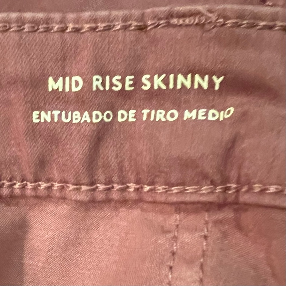 Universal Thread Mid-Rise Skinny Jeans Pants in Berry Red Plus Size 18W - Picture 5 of 11